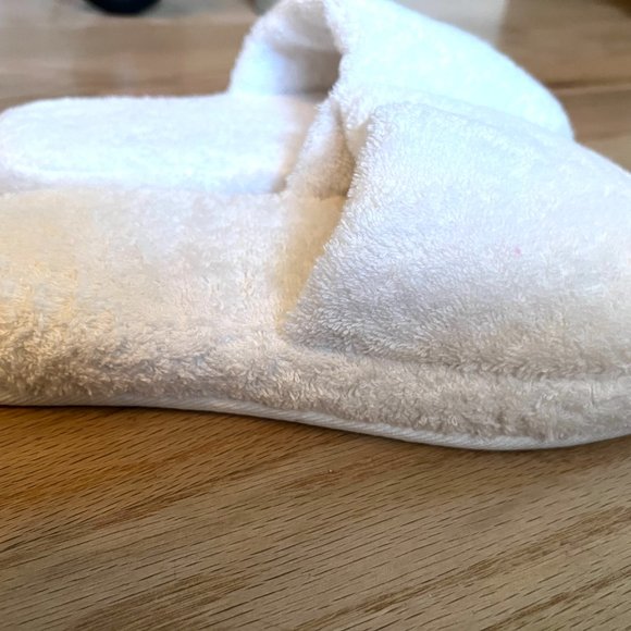 BNIB Luxury Hotel Slippers Turkish White Terry Large - Picture 4 of 4